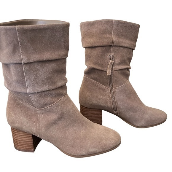 Violet & Red Shoes - Violet & Red Jerry Slouchy Suede Boot